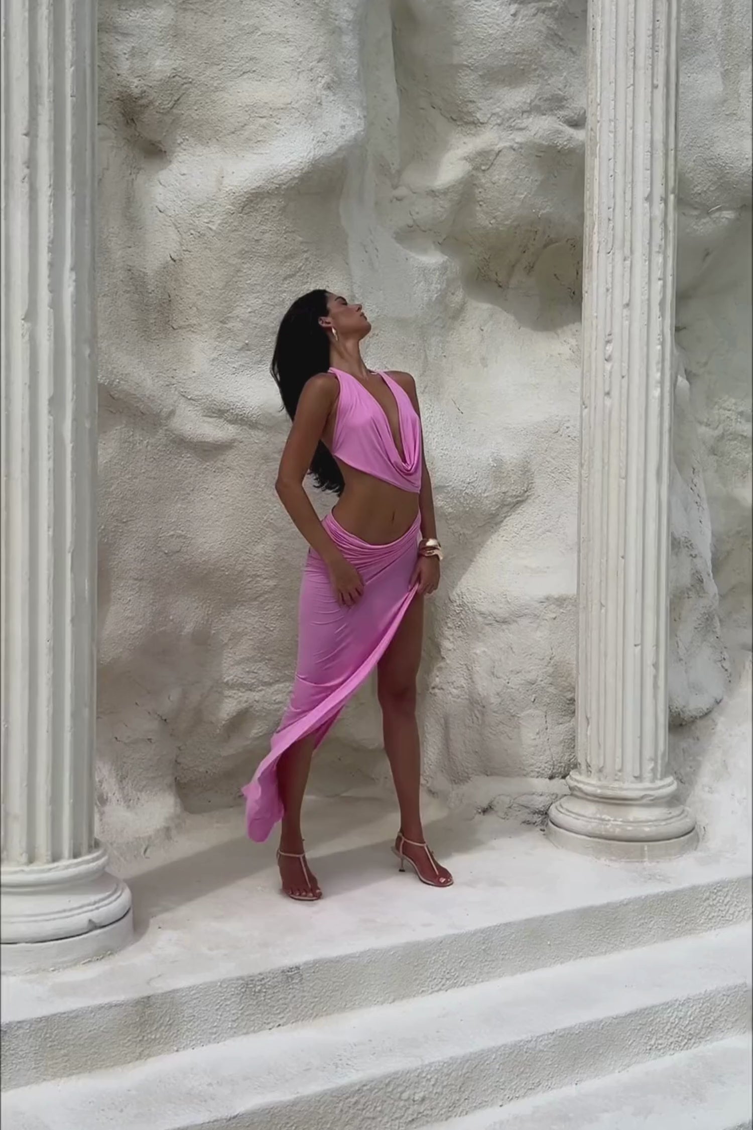 Load video: Naya Dress in Pink